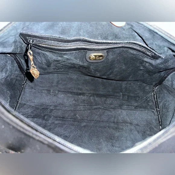 Vintage Gucci Black Leather Boston Bag - Picture 8 of 9